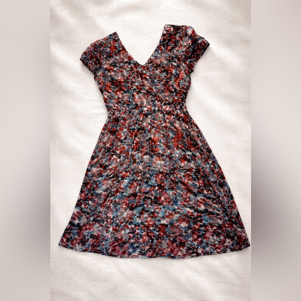 Marc New York Multicolor Floral Midi Dress Size 10